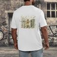 Vintage Floral Bookshelf I Have No Shelf Control Book Lovers Men's Back Print T-Shirt