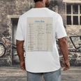Vintage Library Due Date Card For Book Lovers Librarians Men's Back Print T-Shirt