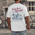Western Book Love Cowboy Reader Bookish Bookworm Cowgirl Men's Back Print T-Shirt