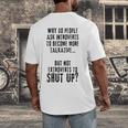 Why Do People Ask Introverts To Become More Talkative Men's Back Print T-Shirt