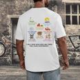 I Will Read Books On A Boat And Everywhere Reading Teachers Men's Back Print T-Shirt
