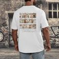 I Will Read Books Here And There I Will Read Books Anywhere Men's Back Print T-Shirt