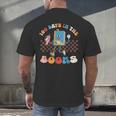 100 Days In The Books Celebration Retro School Men's Back Print T-Shirt 100 Days In The Books Celebration Retro School Men's Back Print T-Shirt