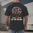 100 Days Of School 100th Day In The Books Reading Teacher Men's Back Print T-Shirt