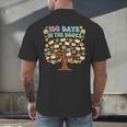 100 Days Of School 100 Days In The Books English Teacher Men's Back Print T-Shirt 100 Days Of School 100 Days In The Books English Teacher Men's Back Print T-Shirt