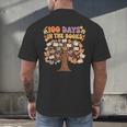 100 Days Of School 100 Days In The Books Librarian Read Men's Back Print T-Shirt