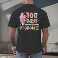 100th Day Of School Teacher Women Floral Books Men's Back Print T-Shirt