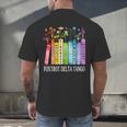8647 Foxtrots Tangos Deltas Book Flower Resist Book Lovers Men's Back Print T-Shirt 8647 Foxtrots Tangos Deltas Book Flower Resist Book Lovers Men's Back Print T-Shirt