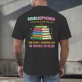 Abibliophobia Book Lovers Graphic Men's Back Print T-Shirt Abibliophobia Book Lovers Graphic Men's Back Print T-Shirt