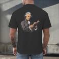 Alexander Hamilton Reading A Book Men's Back Print T-Shirt