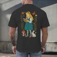 Alice In Wonderland Book Lover Lewis Carroll Rabbit Men's Back Print T-Shirt