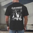 Alien Abduction UFO Lovers Comic Book Style Shirt Men's Back Print T-Shirt Alien Abduction UFO Lovers Comic Book Style Shirt Men's Back Print T-Shirt