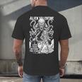 Alien Valentine Science Fiction Vintage Comic Book Men's Back Print T-Shirt Alien Valentine Science Fiction Vintage Comic Book Men's Back Print T-Shirt