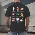 Ally Anti Trump Liberal BLM Love Is Love Banned Books Icons Men's Back Print T-Shirt