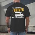 Awesome Bookmobile Driver What's Your Superpower Book Wagon Men's Back Print T-Shirt