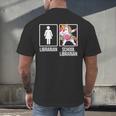 Back To School Library Unicorn Book Lover School Librarian Men's Back Print T-Shirt Back To School Library Unicorn Book Lover School Librarian Men's Back Print T-Shirt
