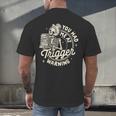 Banned Book Reading Bookish You Had Me At Trigger Warning Men's Back Print T-Shirt