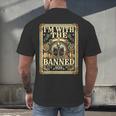 Banned Books Librarian Book Readers I m With The Banned Men's Back Print T-Shirt