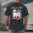 Bella Ciao Goodbye Beautiful Skull Book Of Dark Magic Occult Men's Back Print T-Shirt Bella Ciao Goodbye Beautiful Skull Book Of Dark Magic Occult Men's Back Print T-Shirt