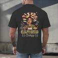 Big Cancer Energy Woman Camo Zodiac Book Teacher Men's Back Print T-Shirt