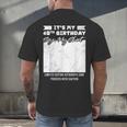 Birthday It's My 40th Birthday Guest Book Birthday Party Men's Back Print T-Shirt Birthday It's My 40th Birthday Guest Book Birthday Party Men's Back Print T-Shirt