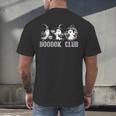 Boo Ghost Books Book Club Halloween Women School Teacher Men's Back Print T-Shirt