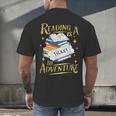 Book Adventure Library Student Teacher Book Men's Back Print T-Shirt