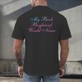 My Book Boyfriend Would Never Dark Romance Men's Back Print T-Shirt My Book Boyfriend Would Never Dark Romance Men's Back Print T-Shirt