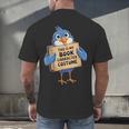 This Is My Book Character Costume Pigeon Kids Reading Men's Back Print T-Shirt