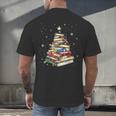 Book Christmas Tree Teacher Book Lover Crew Neck Modern Classic Christmas Small Short Sleeve -Adults -Kids Men's Back Print T-Shirt Book Christmas Tree Teacher Book Lover Crew Neck Modern Classic Christmas Small Short Sleeve -Adults -Kids Men's Back Print T-Shirt