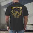 Book Club Since Reading Club EST 2024 Book Lover Social Club Men's Back Print T-Shirt