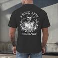 A Book A Day Keep The Mental Breakdown Away Men's Back Print T-Shirt