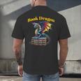 Book Dragon Mark Minson's Books Men's Back Print T-Shirt