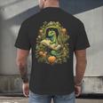 Book Dragon Reading Books Bookworm Fantasy Men's Back Print T-Shirt