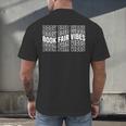 Book Fair Vibes Reader Nostalgia Men's Back Print T-Shirt