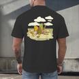Book Frog Toad Vintage Book Frog Book Frog Reading Book Men's Back Print T-Shirt