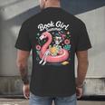Book Girl Summer Skeleton Reading Books Lovers Beach Men's Back Print T-Shirt