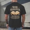 Book Hangover Literature Book Reading Books Reader Men's Back Print T-Shirt Book Hangover Literature Book Reading Books Reader Men's Back Print T-Shirt