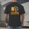 Book Love Scene The Book Was Better Bookworm Vibes Men's Back Print T-Shirt Book Love Scene The Book Was Better Bookworm Vibes Men's Back Print T-Shirt