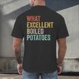 Book Lover Austen Literature What Excellent Boiled Potatoes Men's Back Print T-Shirt Book Lover Austen Literature What Excellent Boiled Potatoes Men's Back Print T-Shirt