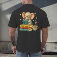 Book Lover Elephant Reading Books Library Read Books Be Kind Men's Back Print T-Shirt