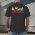 Book Lover Freedom Librarian Vintage Retro Reading Present Men's Back Print T-Shirt Book Lover Freedom Librarian Vintage Retro Reading Present Men's Back Print T-Shirt