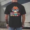 Book Lover Reading Platypus Men's Back Print T-Shirt