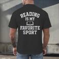 Book Lover Reading For Teachers Students Librarians Men's Back Print T-Shirt