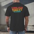 A Book Lover Without Her Kindle Is A Tragedy Apparel Men's Back Print T-Shirt A Book Lover Without Her Kindle Is A Tragedy Apparel Men's Back Print T-Shirt