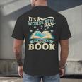 Book Lover Writer Author Men's Back Print T-Shirt Book Lover Writer Author Men's Back Print T-Shirt