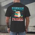 Book Reader Librarian Bookworm In Pajamas Book And Pajama Men's Back Print T-Shirt Book Reader Librarian Bookworm In Pajamas Book And Pajama Men's Back Print T-Shirt