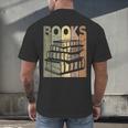 Book Reader Vintage Bookworm Retro Book Lover Men's Back Print T-Shirt Book Reader Vintage Bookworm Retro Book Lover Men's Back Print T-Shirt
