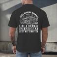 Book Reading Grandma Book Lover Grandma Men's Back Print T-Shirt