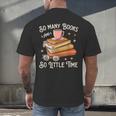 Book Reading Kafee Librarian Vele Books And Little Time Men's Back Print T-Shirt Book Reading Kafee Librarian Vele Books And Little Time Men's Back Print T-Shirt